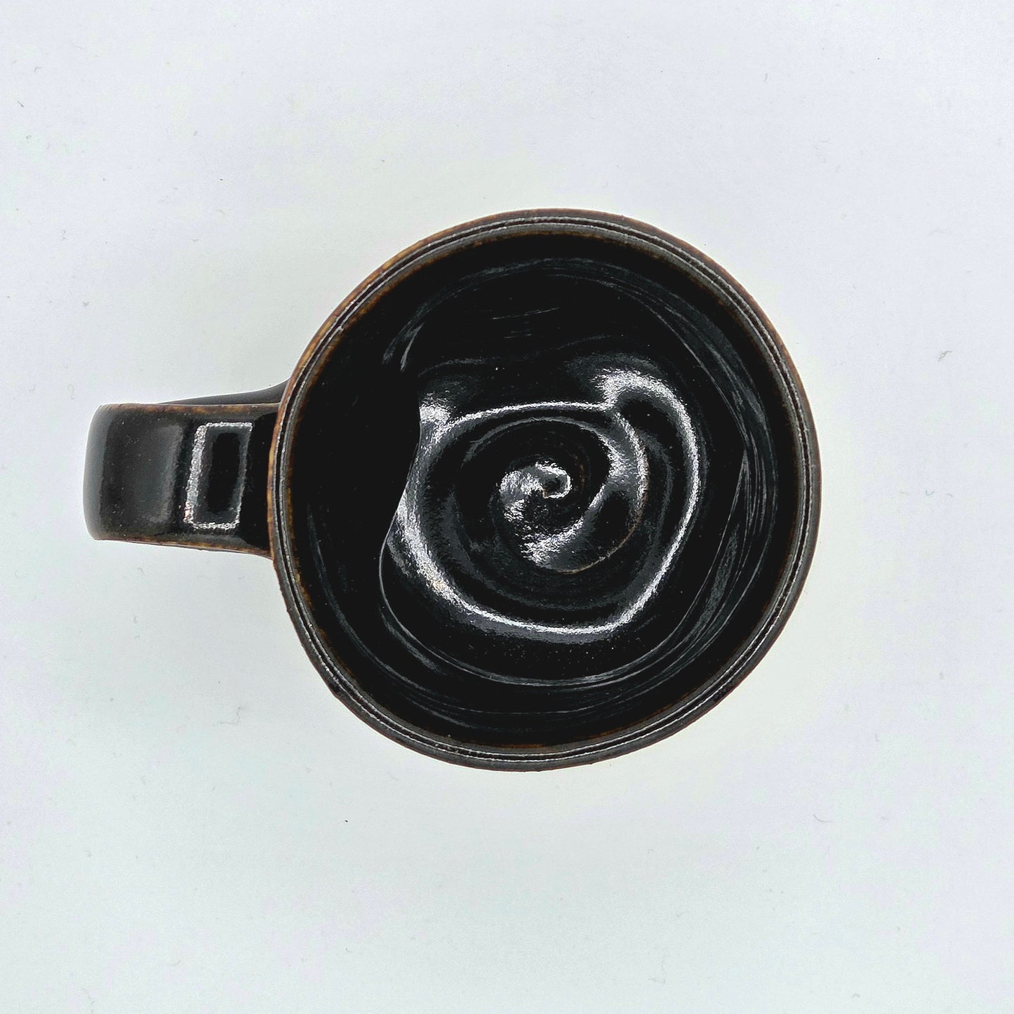 Black Wonky Mug