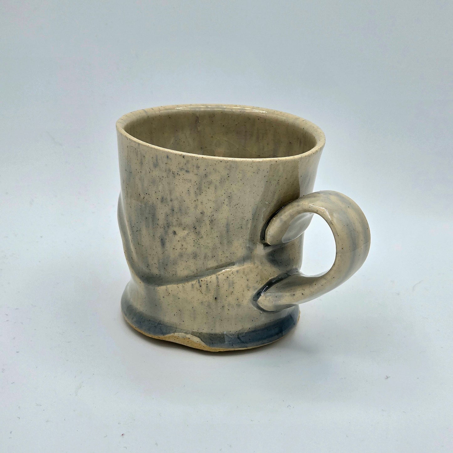 White Wonky Mug